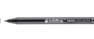 ROTULADOR PUNTA FINA 1200 NEGRO EDDING 1200-01