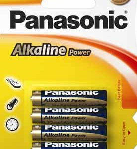 BLÍSTER 4 PILAS ALCALINAS AA/LR6 ALKALINE POWER BRONZE SERIES PANASONIC LR6APB/4BP