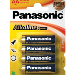 BLÍSTER 4 PILAS ALCALINAS AAA/LR03 ALKALINE POWER BRONZE SERIES PANASONIC LR03APB/4BP