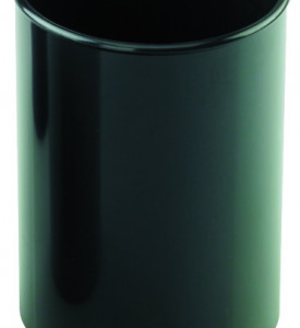 CUBILETE DE PLASTICO 78 MM. DIAMETRO X 100 MM. ALTO OPACO NEGRO