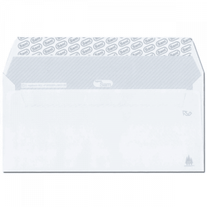 CAJA 500 SOBRES AMERICANO (115X225) OFFSET BLANCO 90 GRS. OPENSAM AUTOADHESIVO CON TIRA DE SILICONA